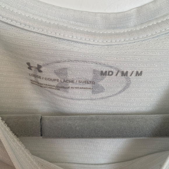 Under Armour Short Sleeve T-Shirt, White, Medium - Picture 4 of 5